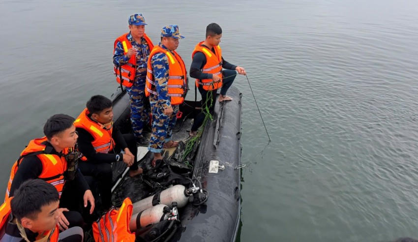 Lữ đoàn 126 triển khai nhiệm vụ và khẩn trương cơ động lực lượng cứu nạn ngay trong đêm 21/2.