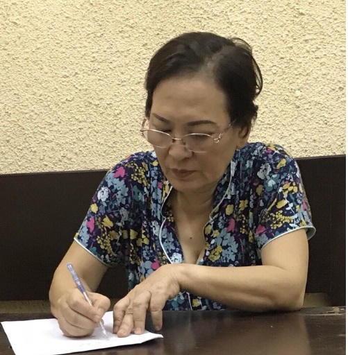 Bị can Bùi Thị Oanh. (Ảnh: Cơ quan công an)