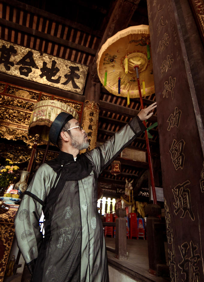 Chữ của ông được lưu trên các hoành phi câu đối của nhiều nhà cổ ở nhiều nơi.