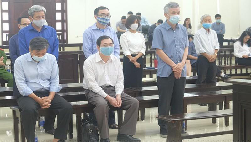 Các bị cáo tại tòa
