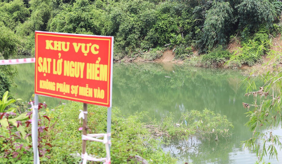 Phê duyệt 02 dự án xử lý khẩn cấp sạt lở đất mái bờ sông Cẩm Đàn và sông Lục Nam tại xã Yên Định. (Ảnh minh họa)