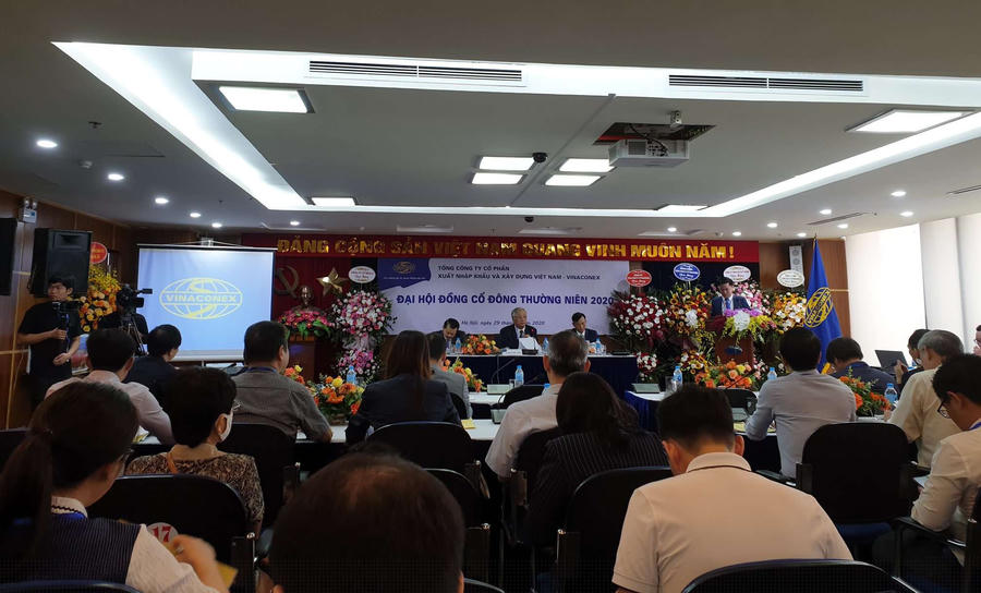 Đại hội đồng cổ đông Vinaconex diễn ra sáng 29/6
