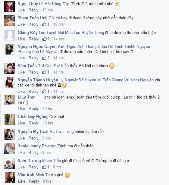 Hầu hết mọi người đều tỏ ra hết sức bất an trước thông tin trên.