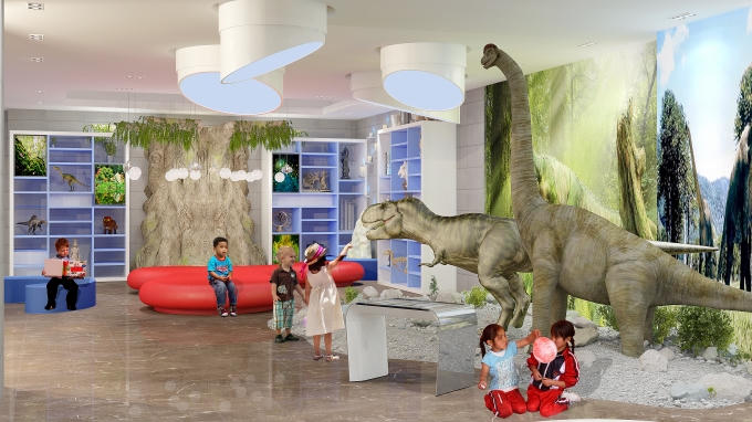 Khu sinh học được tích hợp công nghệ thực tại tăng cường sẽ là nơi yêu thích của nhiều em nhỏ