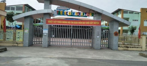 Trường Mầm non xã An Thịnh - một điểm trường được trưng dụng làm cơ sở quản lý người nhiễm SARS-CoV-2 cách ly tập trung.