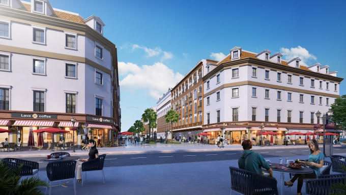 Phân khu shophouse Morocco của dự án Sun Plaza Grand World