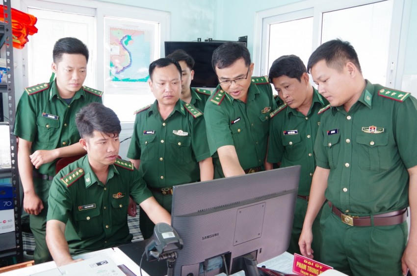 Kiểm tra quản lý phần mền “Quản lý, kiểm soát tàu cá” của BĐBP và phần mềm giám sát hành trình tàu cá – VMS.