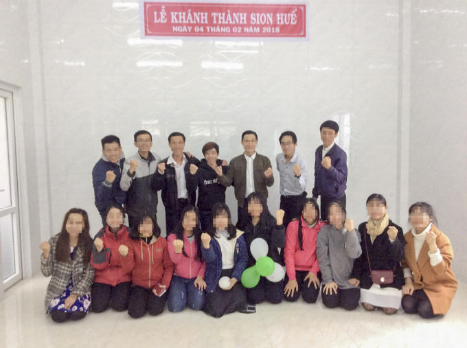 Các đối tượng trong Hội thánh của Đức Chúa Trời tổ chức cái gọi là “Lễ khánh thành sion” ở Huế.