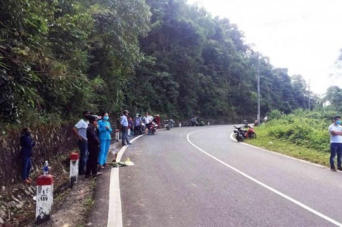 Hiện trường phát hiện thi thể nạn nhân.