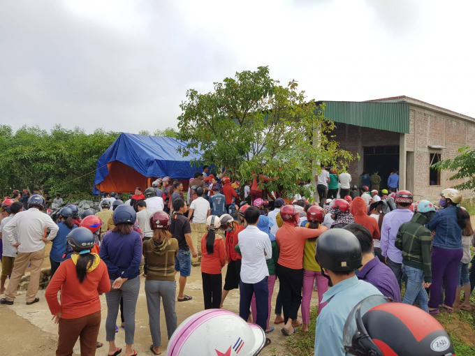 Ngôi nhà nơi xảy ra vụ việc.