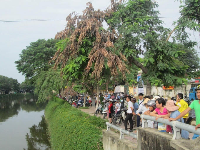 Hiện trường vụ việc.