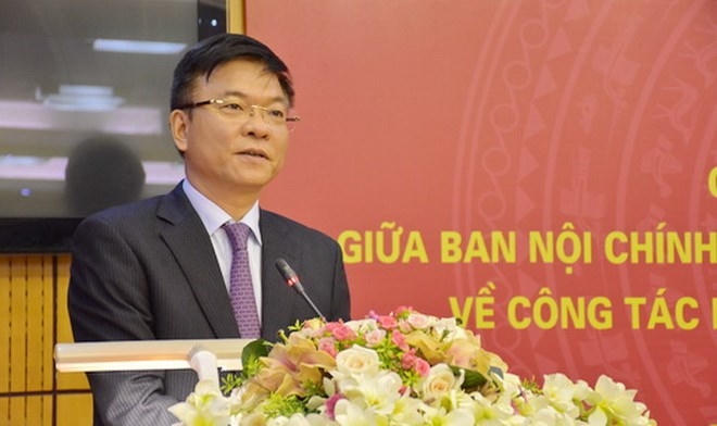 Bộ Tư pháp Lê Thành Long phát biểu tại lễ ký kết.