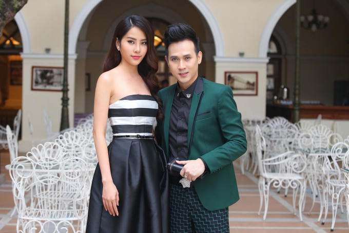 &ldquo;Chị em&rdquo; H&agrave; Thu - Nam Em diện v&aacute;y đối lập khoe nhan sắc y&ecirc;u kiều