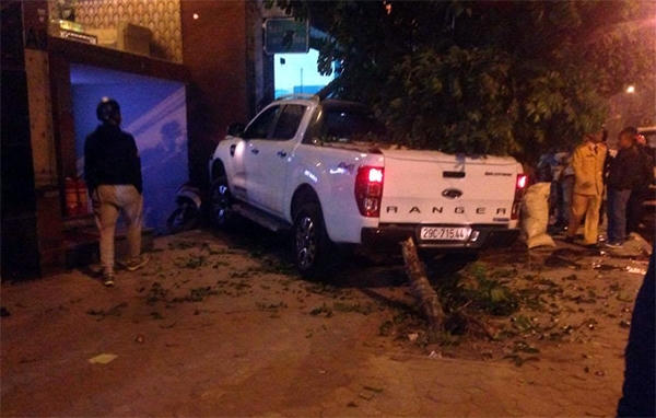 Hiện trường vụ tai nạn. Ảnh: Việt Yên