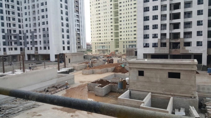 Các hạng mục tiện ích đồng bộ, tiêu chuẩn 5 sao của Goldmark City đang trong thời gian hoàn thiện.