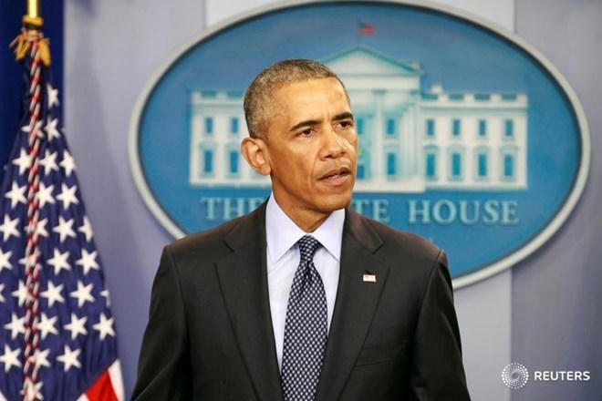 Tổng thống Obama phát biểu về vụ sả súng. (Ảnh: Reuters)