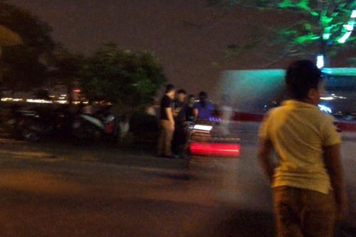 Khu vực nơi phát hiện ra thi thể người phụ nữ.