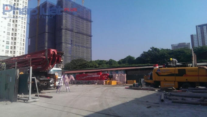 Có khu thì lại biến thành nơi để máy móc thiết bị.