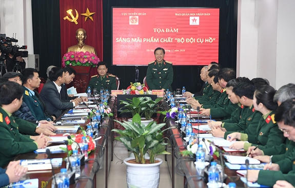 Quang cảnh tọa đàm. Ảnh: Báo QĐND