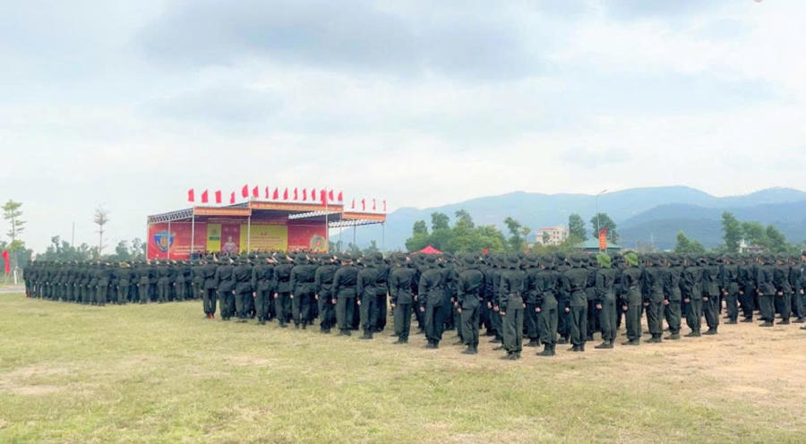 Quang cảnh buổi lễ.