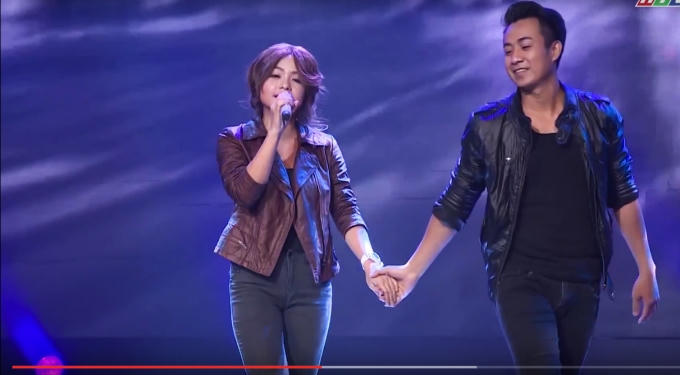 Th&aacute;i Trinh biến h&oacute;a th&agrave;nh ca sĩ Khởi My thể hiện ca kh&uacute;c