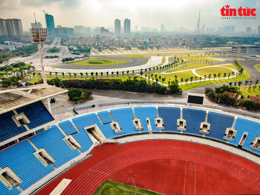 Giai đoạn 2 dự án cải tạo và sửa chữa đường chạy trong SVĐ Mỹ Đình đã hoàn thành.