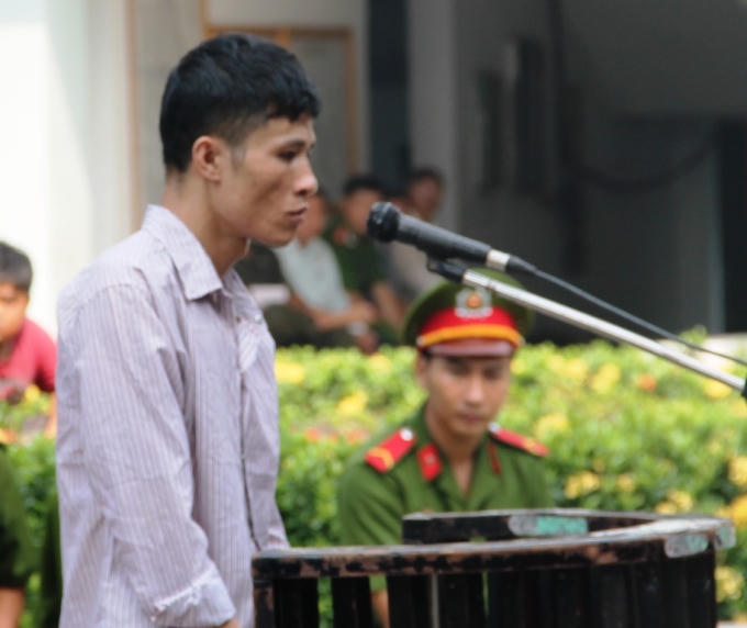 Sơn tại tòa sơ thẩm.