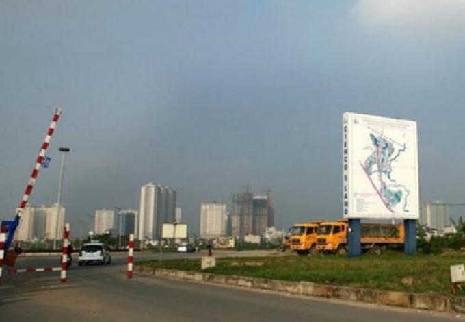 Một góc dự án đường trục phía Nam tỉnh Hà Tây (cũ). Ảnh: LÊ TIẾN.