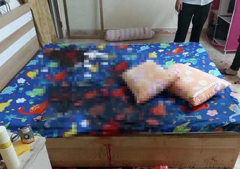 Hiện trường nơi xảy ra sự việc.