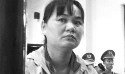 Bị cáo Nguyễn Thị Lành tại phiên xử ngày 25/3/2015.