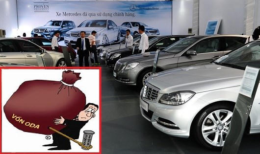 Không sử dụng vốn vay ODA để mua sắm xe ô tô.