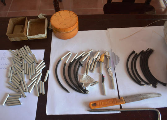 Một số tang vật liên quan khác