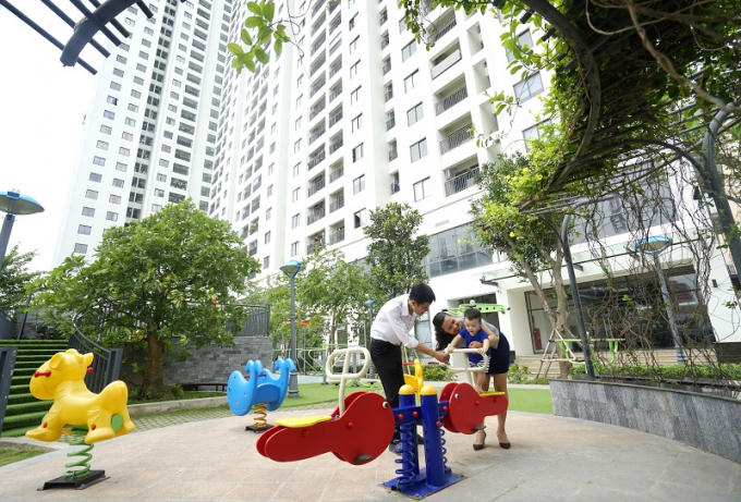 EcoLife Tây Hồ với không gian yên bình, cây xanh, sân vườn, đường dạo bộ, căn hộ hiện đại, tiện nghi, an toàn,…tạo nên cảnh quan tuyệt vời cho những giây phút quý giá bên gia đình.