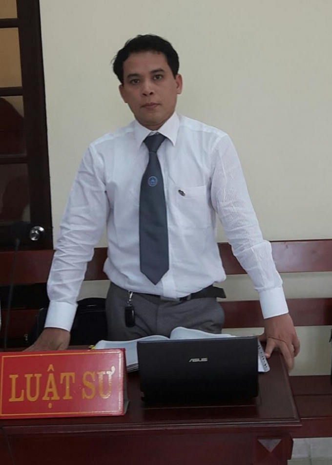 Luật sư Nguyễn Công Thành.