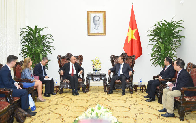 Thủ tướng Nguyễn Xuân Phúc tiếp Tổng giám đốc OFID
