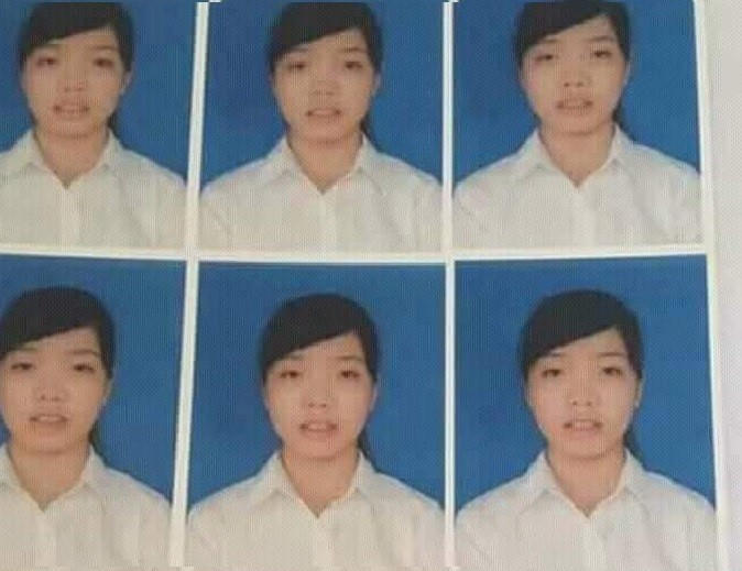 Nữ sinh Vi Thị Lê người "mất tích" nhiều ngày nay.