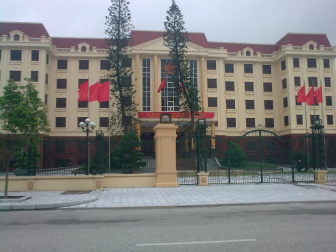 Trụ sở Tỉnh ủy - UBND tỉnh Thái Bình.