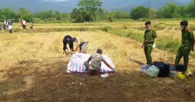 Hiện trường nơi người dân phát hiện thi thể anh H.