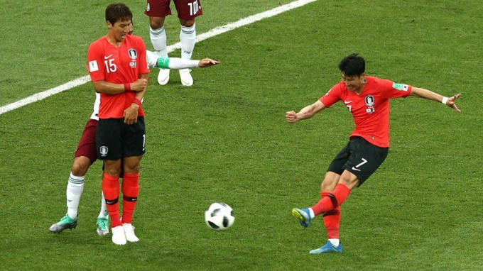 Son Heung-min đã có bàn thắng ở phút bù giờ thứ 3. Ảnh: Vietnamnet