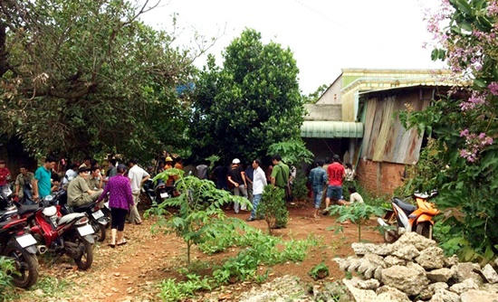 Hiện trường vụ án. (Ảnh: báo Công lý)