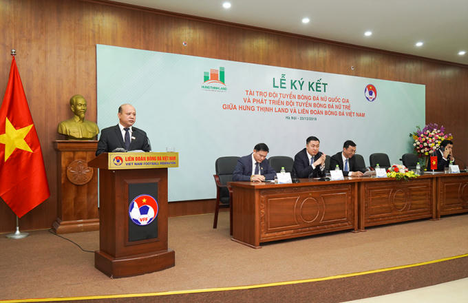 Ông Lê Trọng Khương phát biểu tại lễ ký kết.