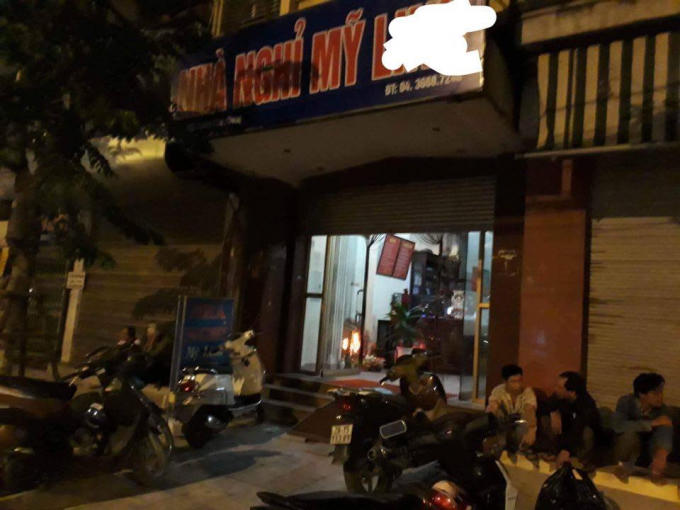 Nhà nghỉ nơi được cho là xảy ra sự việc trên.
