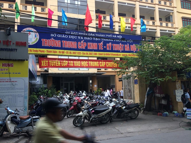 Một chân rết trong hệ thống “đa cấp” tổ chức thi và cấp chứng nhận ngoại ngữ ẢNH: QUÝ HIÊN