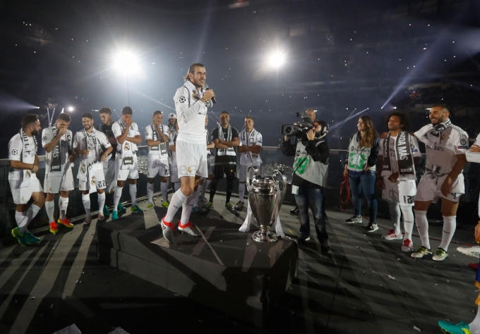 G. Bale chia sẻ cùng người hâm mộ.