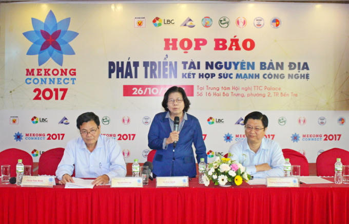 Bà Vũ Kim Hạnh, Chủ tịch Hội doanh nghiệp HVNCLC cho biết, diễn đàn Mekong Connect thu hút sự quan tâm của nhiều tổ chức quốc tế.