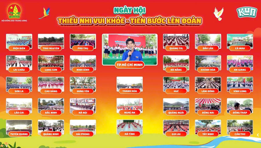 Sự tham gia của hàng triệu thiếu nhi đến từ 25.000 trường tiểu học trên cả nước