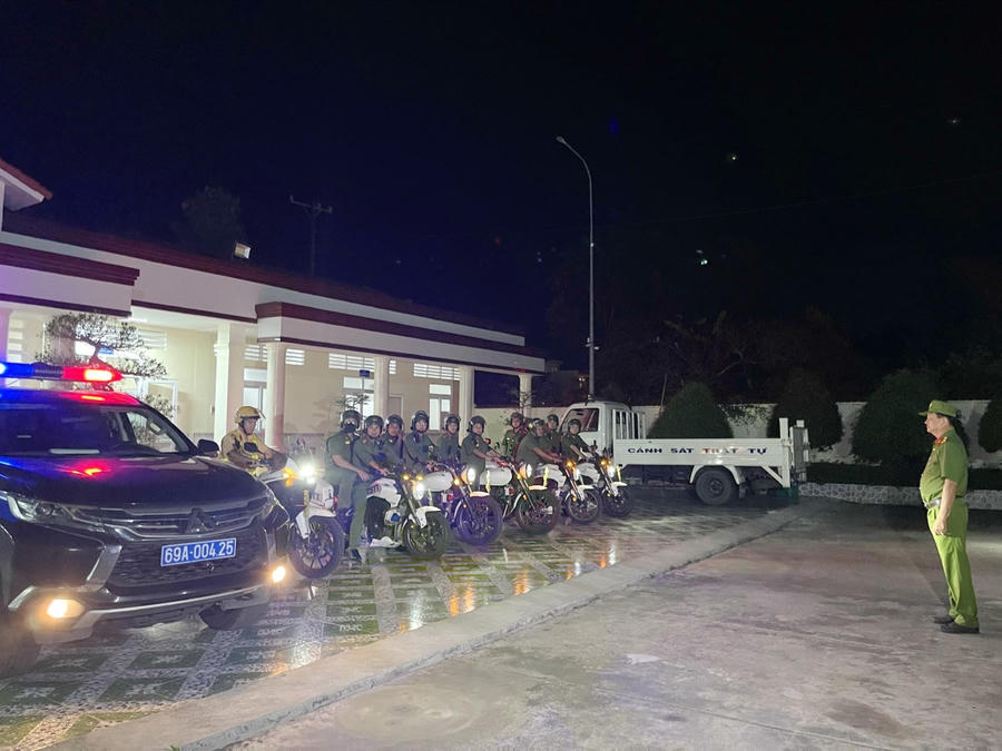 Tổ 21, Công an tỉnh ra quân tuần tra, kiểm soát, bảo đảm an ninh, trật tự và trật tự an toàn giao thông trong đợt cao điểm phục vụ bầu cử.