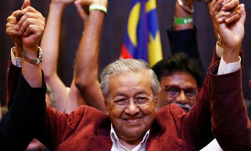 Tân thủ tướng Malaysia Mahathir Mohamad, 92 tuổi. (Ảnh: Reutes)