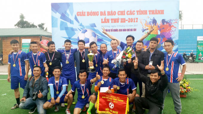 FC Thanh Hóa đã chiến thắng FC Nam Định trên chấm penanty ở trận chung kết để đăng quang ngôi vô địch tại giải bóng đá các CLB Báo chí tỉnh thành lần thứ 3.