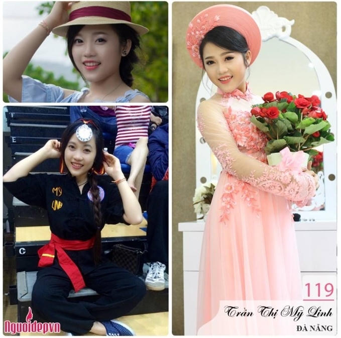 Mỹ Linh sinh năm 1995 đến từ thành phố biển Đà Nẵng. Mỹ Linh cao 1m58 với số đo 80 - 65 - 85.